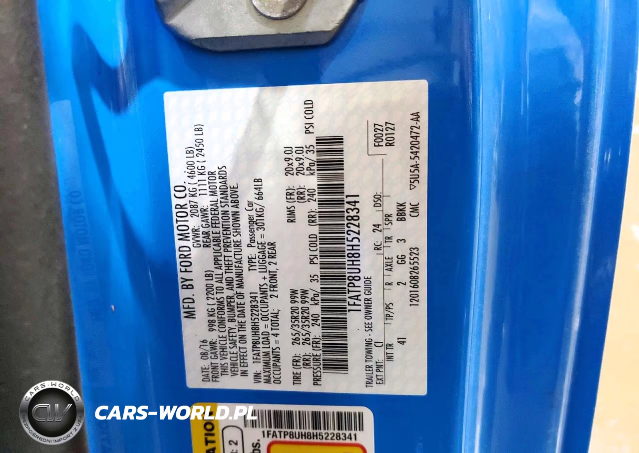 2017 Ford Mustang VIN:1FATP8UH8H5228341 - 12