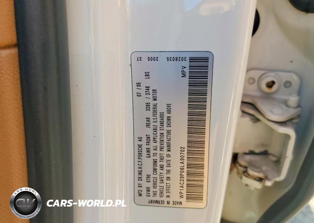 2006 Porsche Cayenne Turbo VIN:WP1AC29P06LA90702 - 13