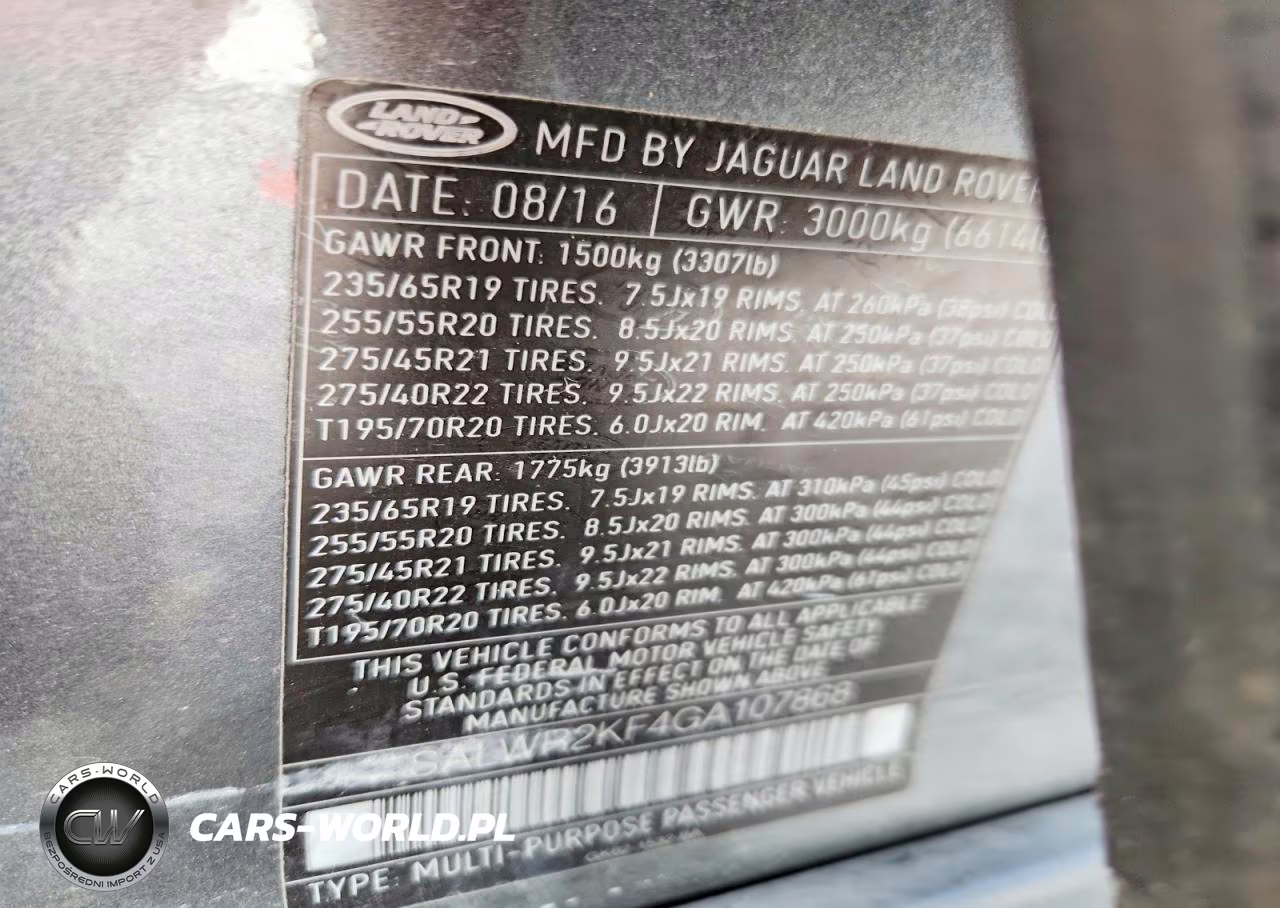 2016 Land Rover Range Rover Sport Hse VIN:SALWR2KF4GA107868 - 13