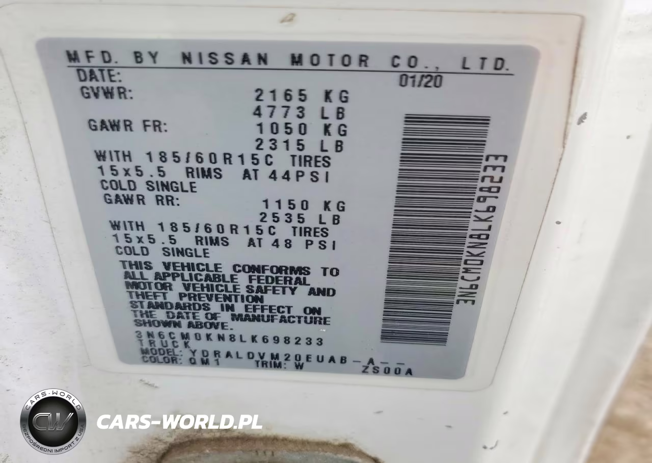 2020 Nissan Nv200 S VIN:3N6CM0KN8LK698233 - 13
