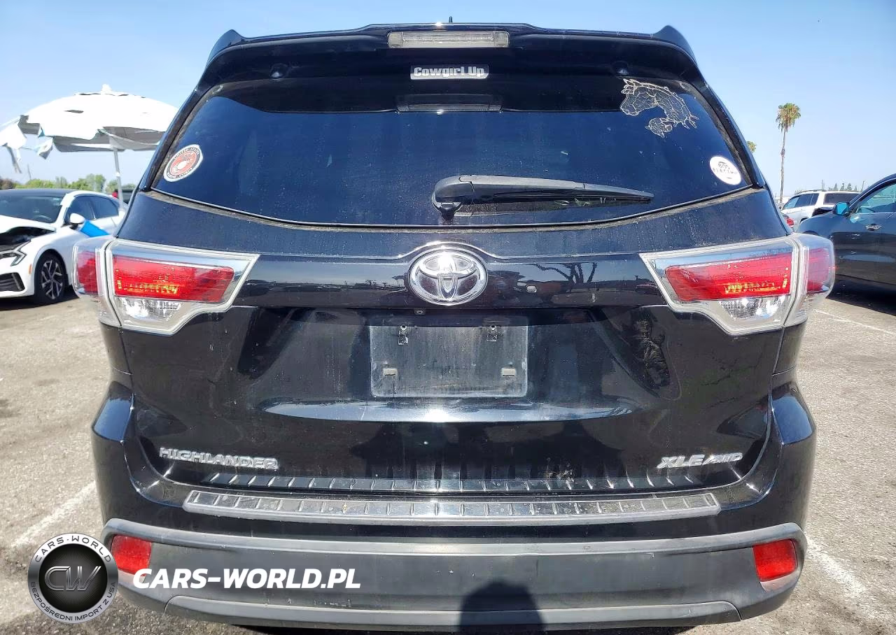 2015 Toyota Highlander Xle VIN:5TDJKRFH4FS145399 - 6