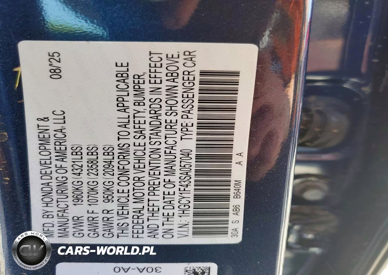 2025 Honda Accord Se VIN:1HGCY1F43SA057040 - 12