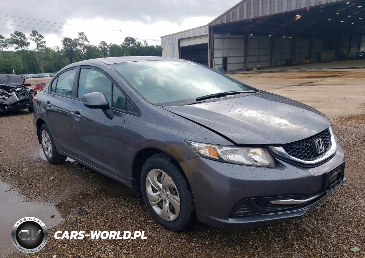 2013 Honda Civic Lx VIN:2HGFB2F59DH300531 - 4