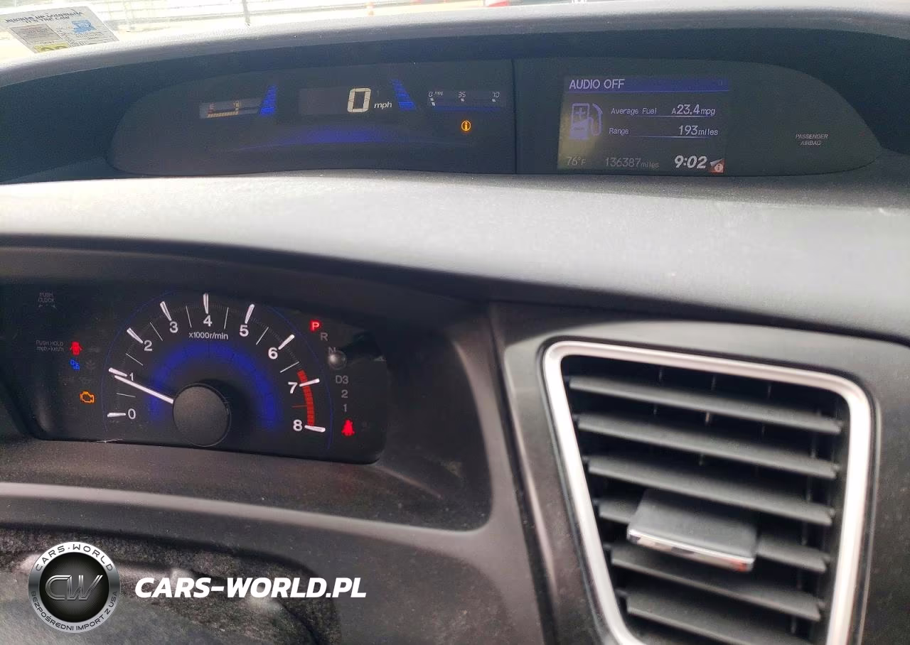 2013 Honda Civic Lx VIN:2HGFB2F59DH300531 - 9