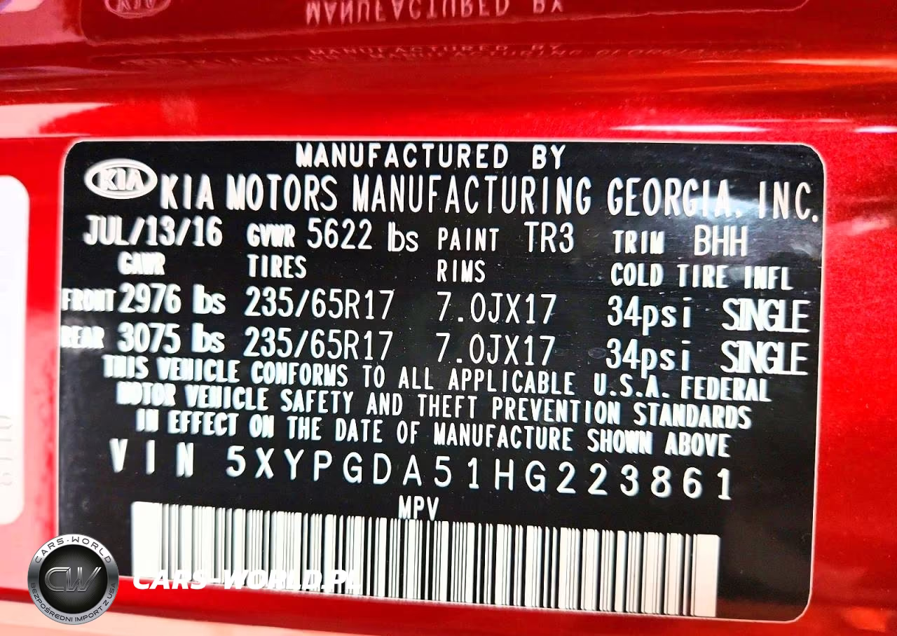 2017 Kia Sorento Lx V6 VIN:5XYPGDA51HG223861 - 13