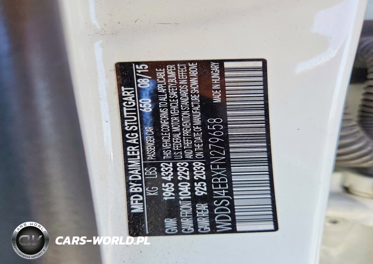 2015 Mercedes-Benz Cla 250 VIN:WDDSJ4EBXFN279658 - 12