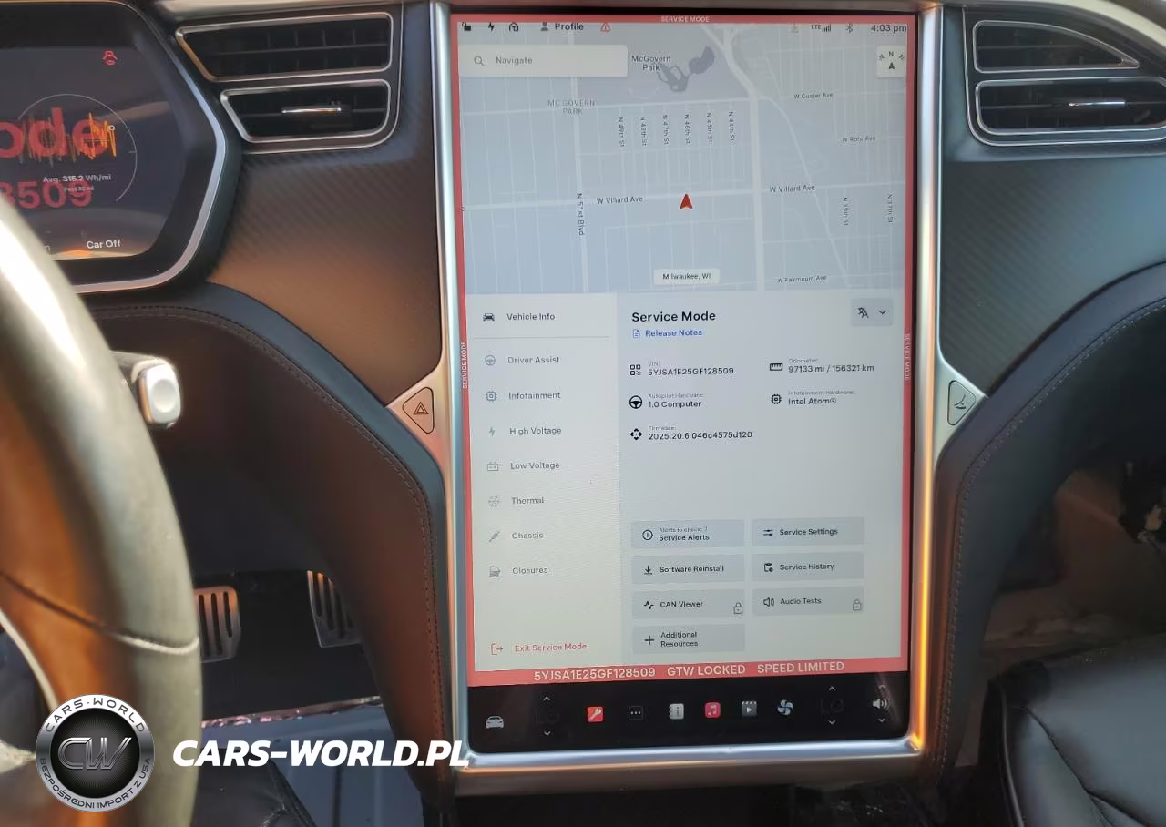 2016 Tesla Model S VIN:5YJSA1E25GF128509 - 9