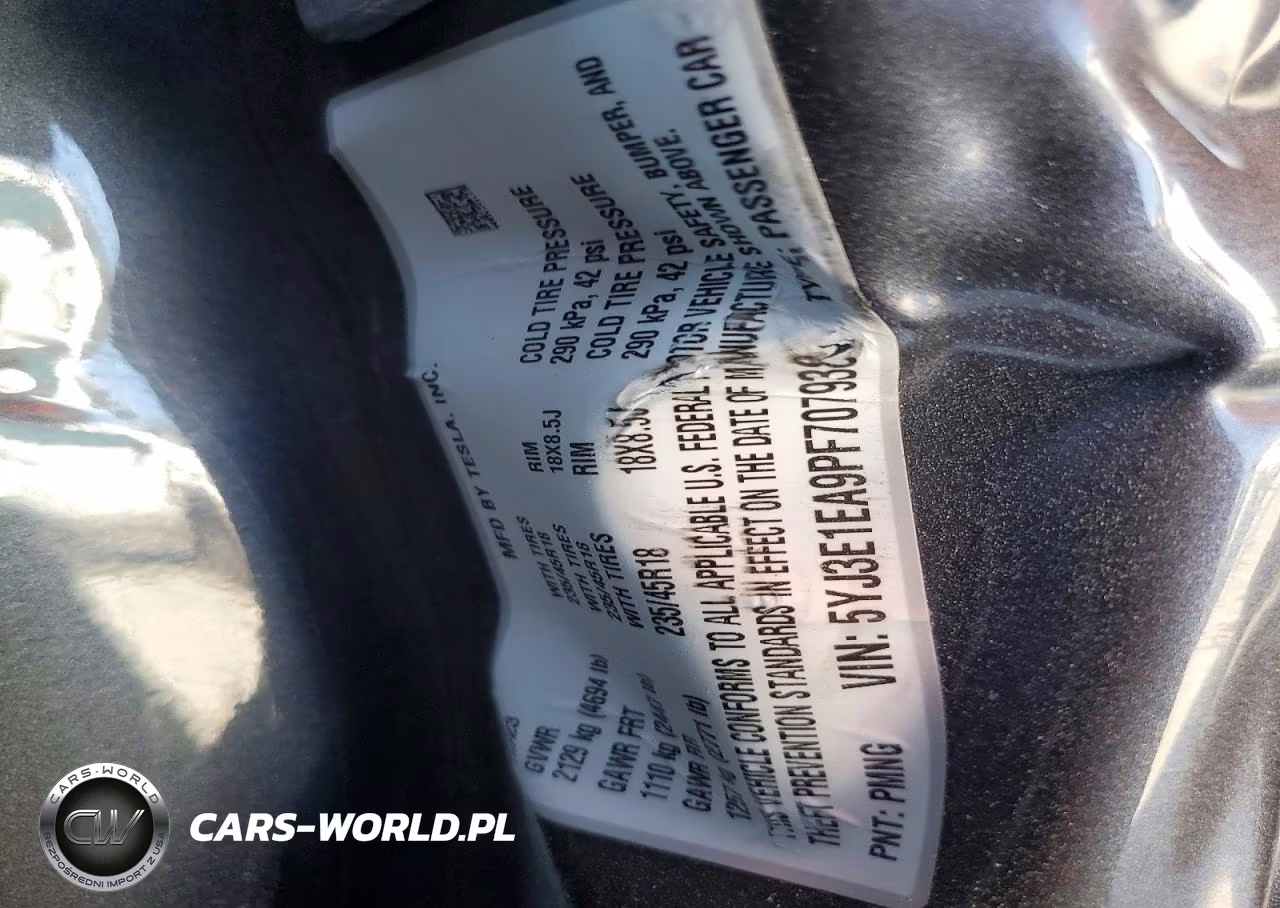 2023 Tesla Model 3 VIN:5YJ3E1EA9PF707938 - 13