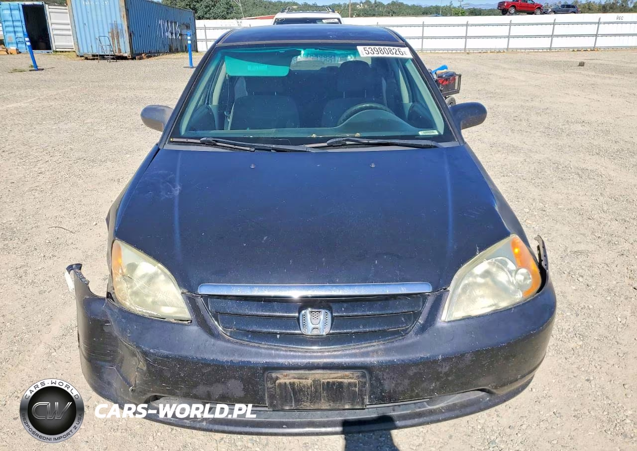 2002 Honda Civic Lx VIN:2HGES16502H541011 - 5