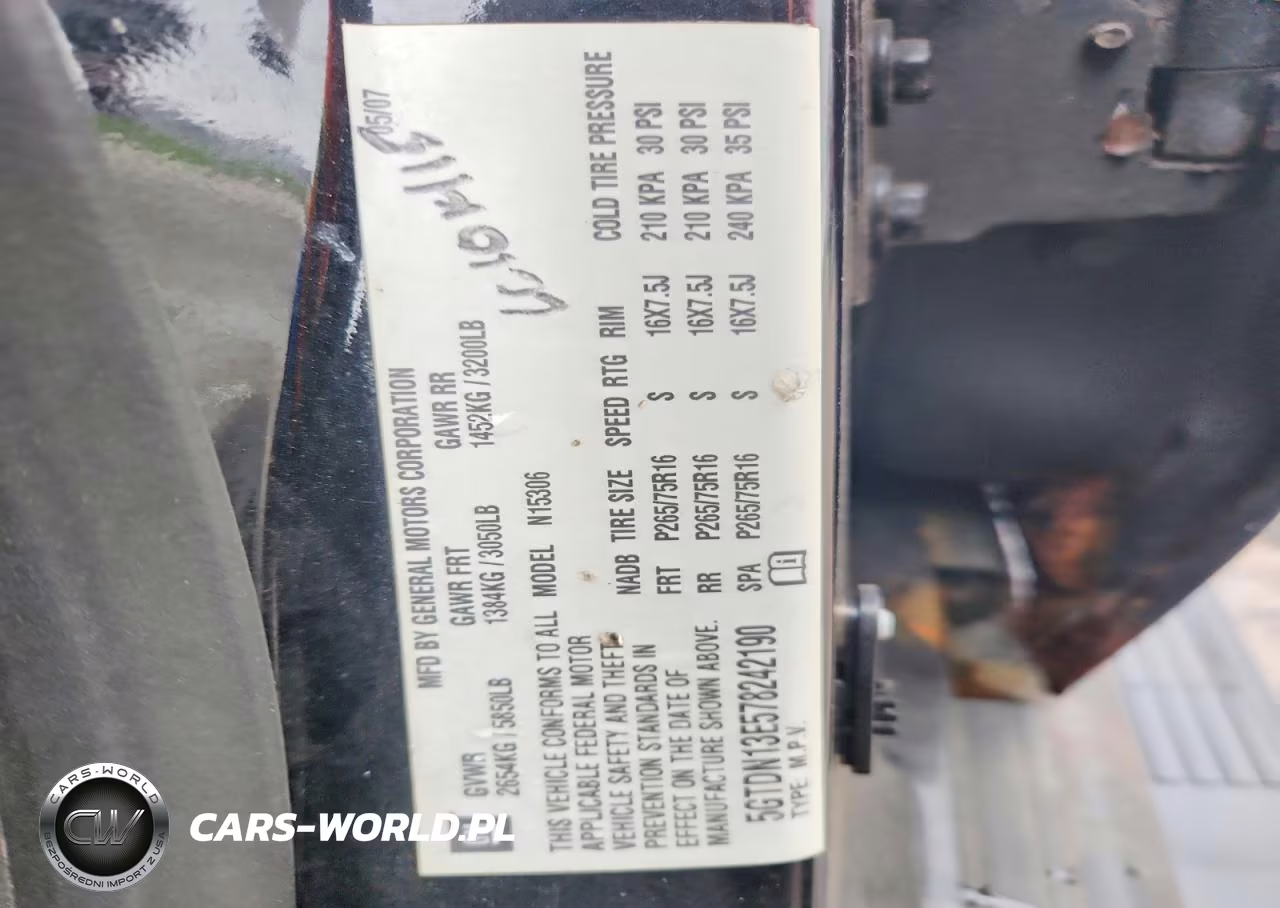 2007 Hummer H3 VIN:5GTDN13E578242190 - 13