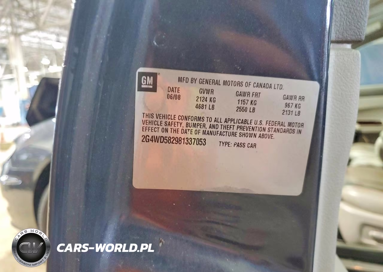 2008 Buick Lacrosse Cxl VIN:2G4WD582981337053 - 13