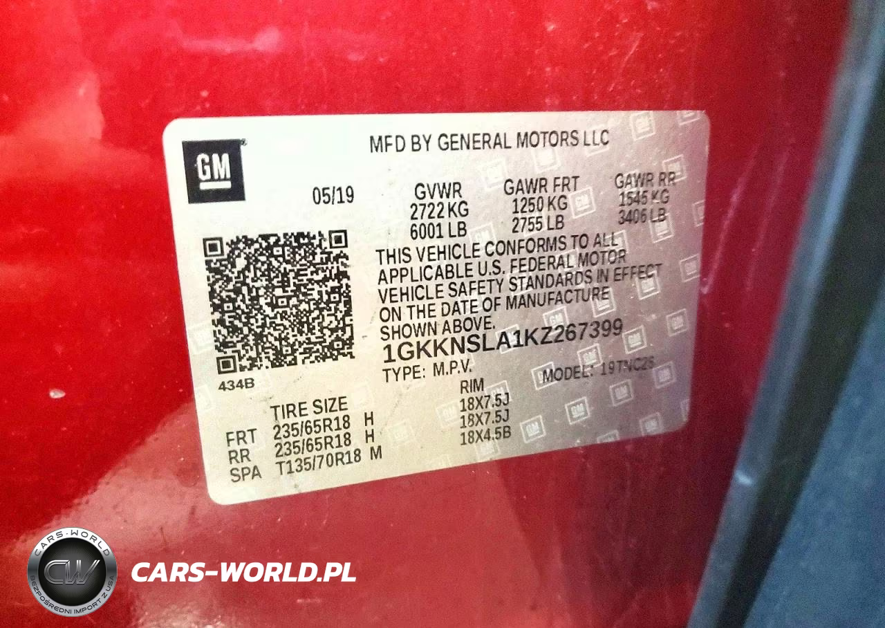 2019 GMC Acadia Sle VIN:1GKKNSLA1KZ267399 - 13