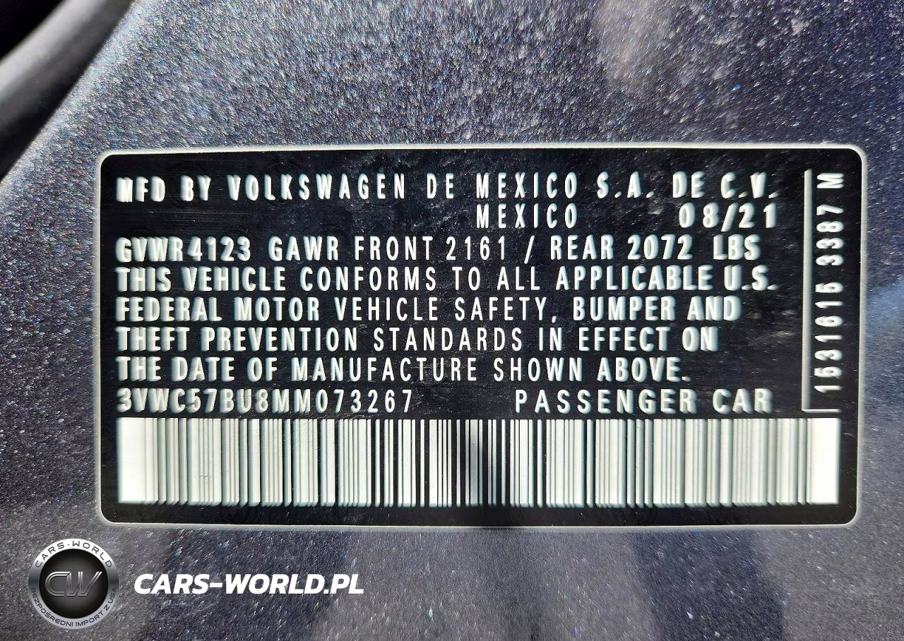 2021 Volkswagen Jetta S VIN:3VWC57BU8MM073267 - 12