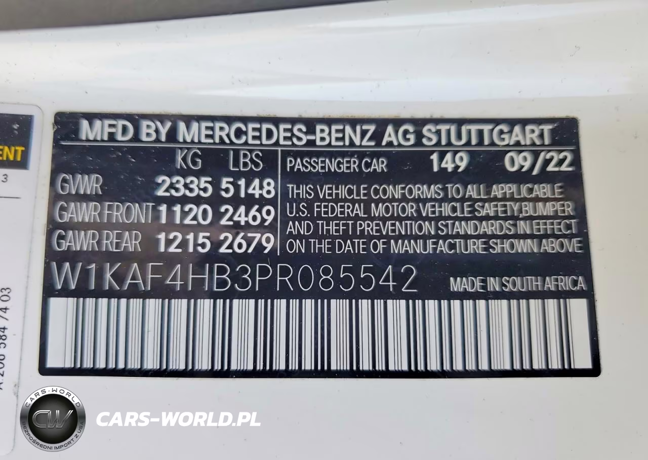 2023 Mercedes-Benz C 300 4Matic VIN:W1KAF4HB3PR085542 - 12