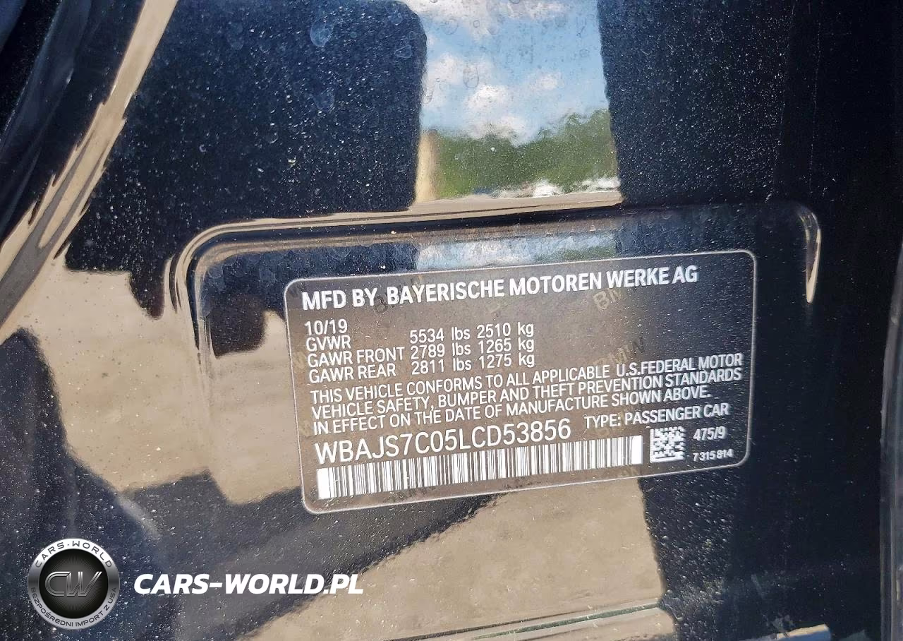 2020 BMW M550Xi VIN:WBAJS7C05LCD53856 - 12