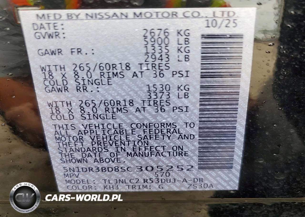 2025 Nissan Pathfinder Rock Creek VIN:5N1DR3BD8SC305252 - 13