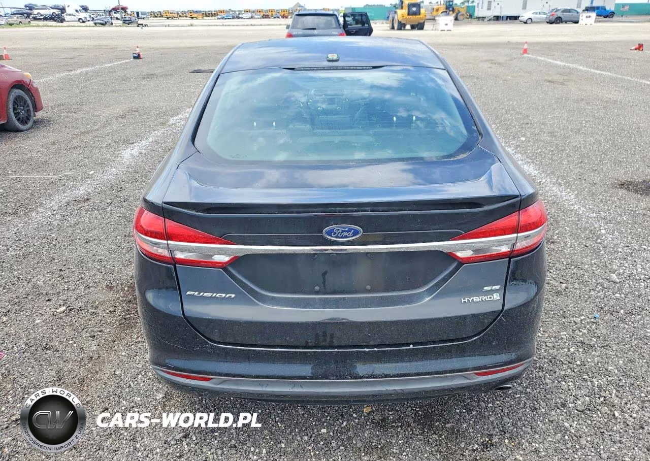 2018 Ford Fusion Se Hybrid VIN:3FA6P0LU6JR137987 - 6