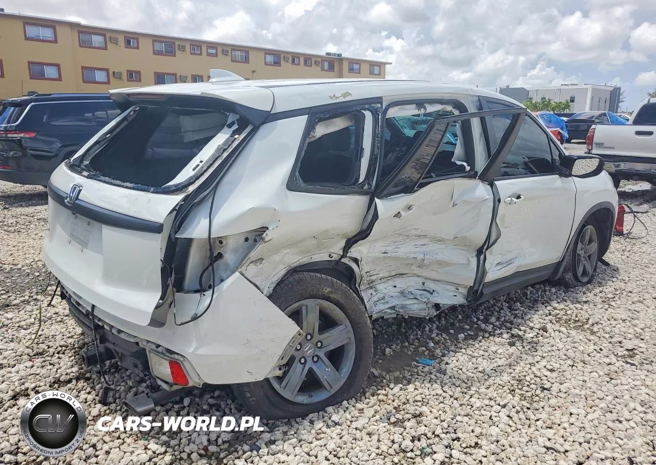 2020 Honda Passport Exl VIN:5FNYF7H59LB003317 - 3