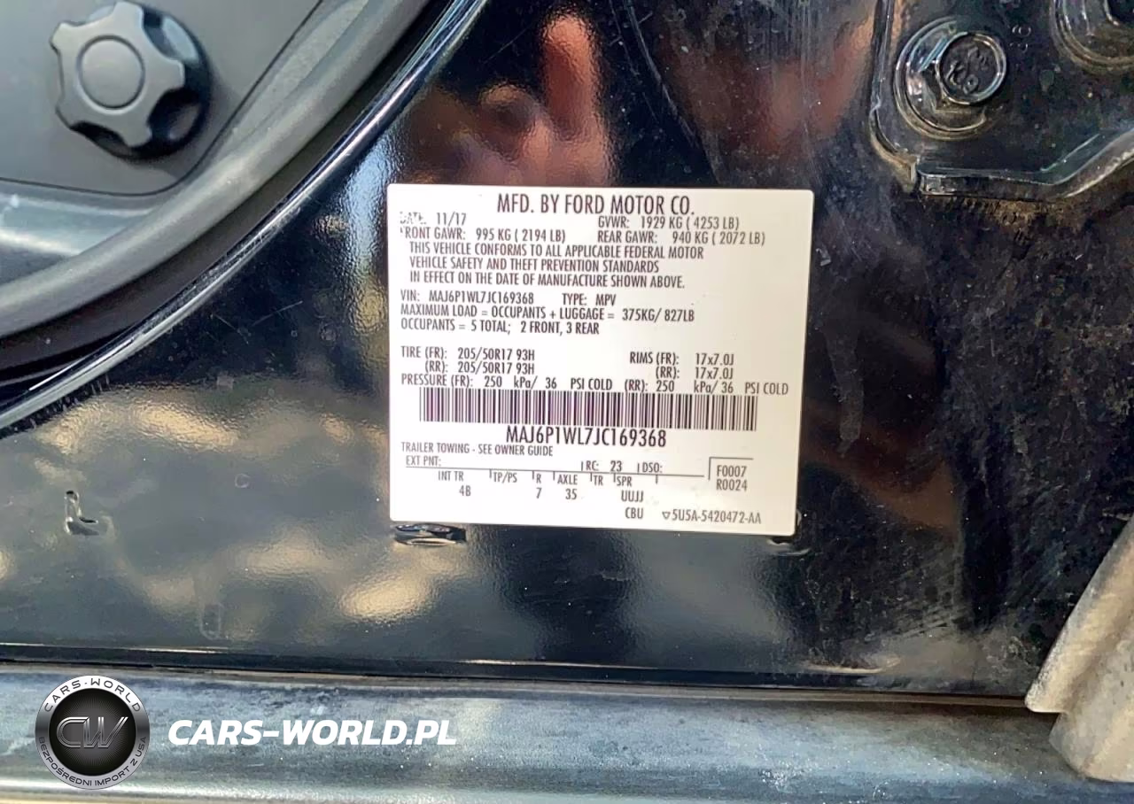 2018 Ford Ecosport Titanium VIN:MAJ6P1WL7JC169368 - 10