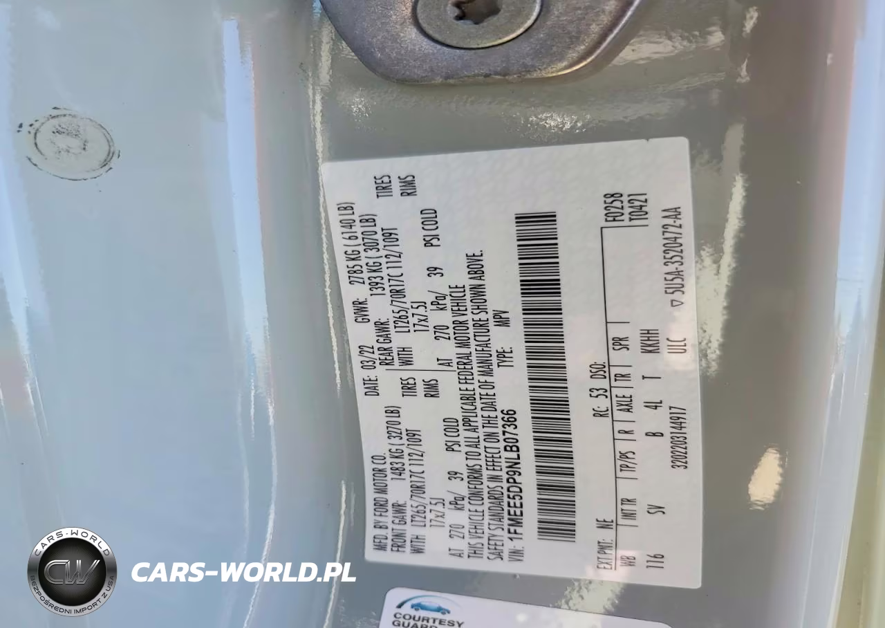 2022 Ford Bronco Base VIN:1FMEE5DP9NLB07366 - 14