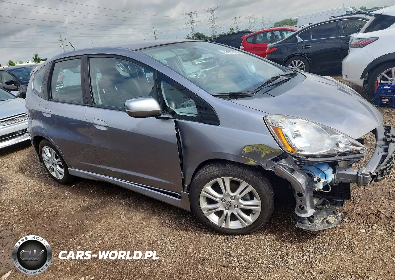 2009 Honda Fit Sport VIN:JHMGE88429S012091 - 4