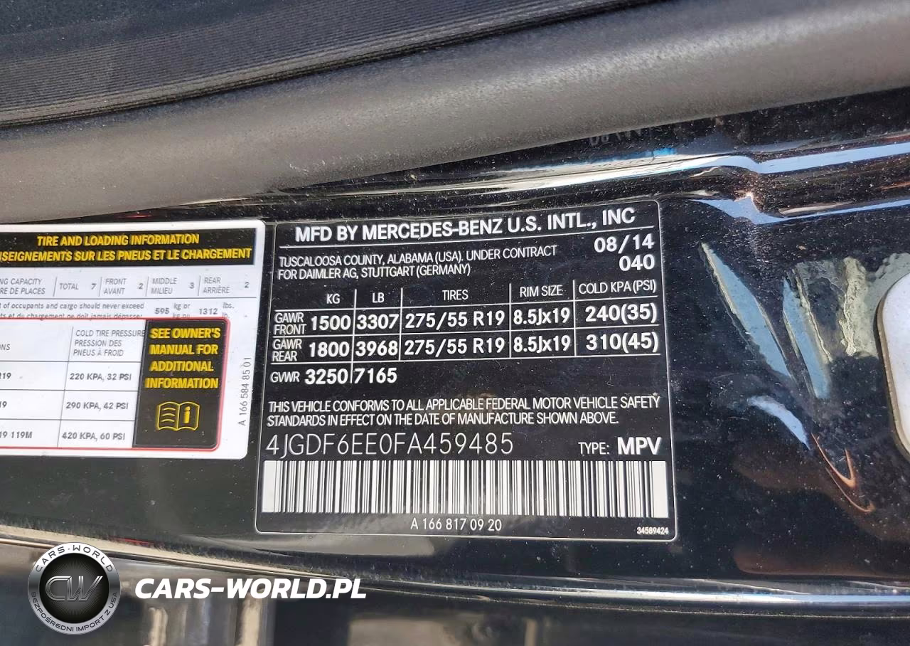 2015 Mercedes-Benz Gl 450 4Matic VIN:4JGDF6EE0FA459485 - 13