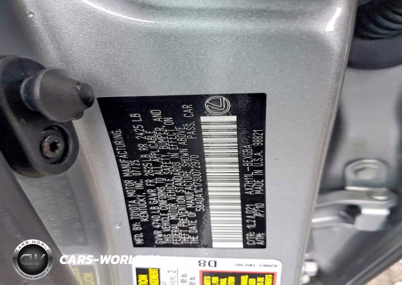 2025 Lexus Es 300H Base VIN:58ADA1C17SU072970 - 12