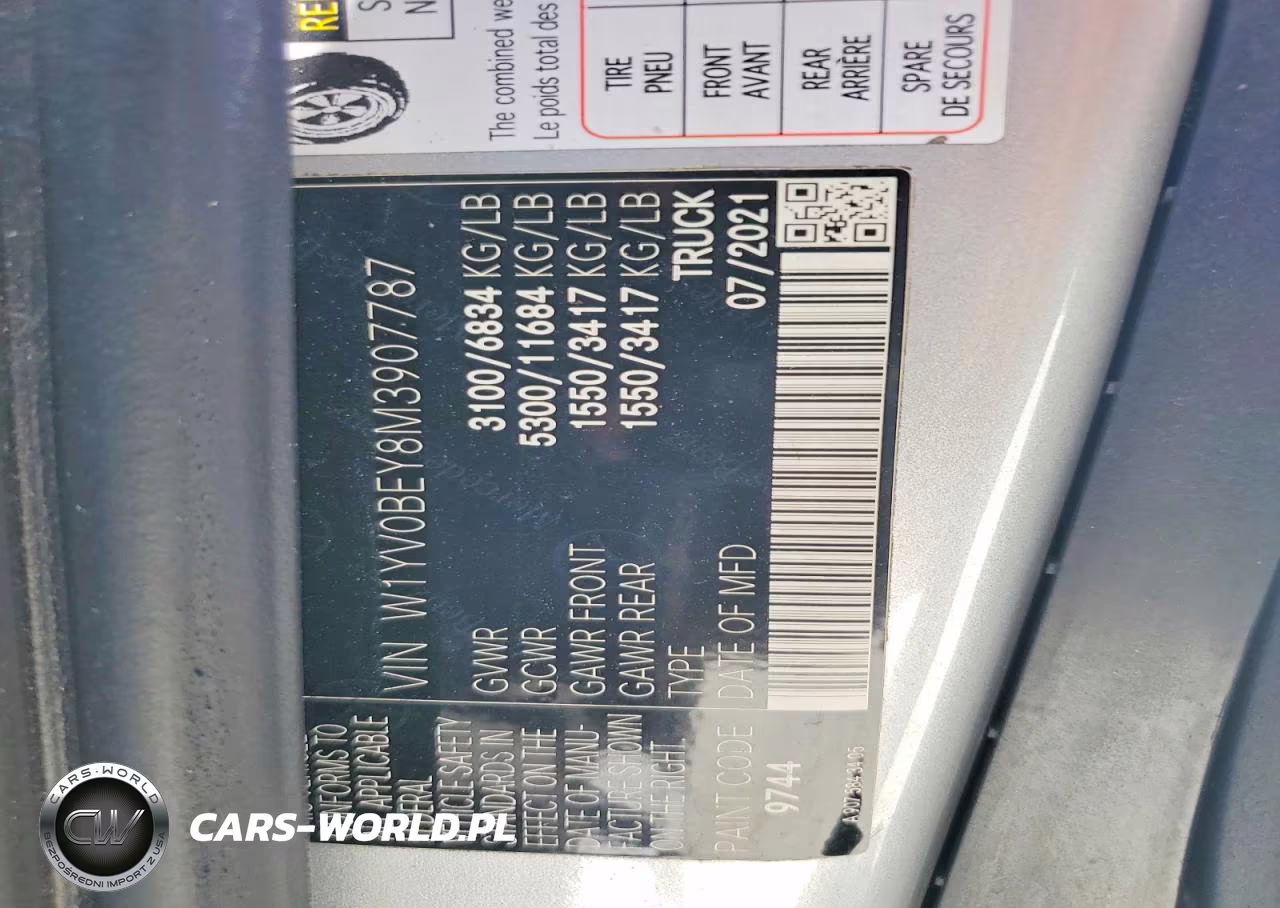 2021 Mercedes-Benz Metris VIN:W1YV0BEY8M3907787 - 13