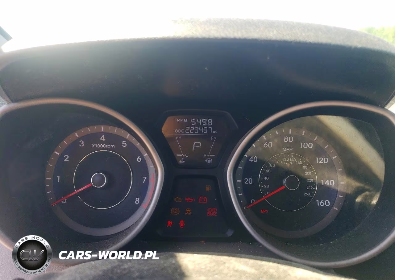 2013 Hyundai Elantra Gls VIN:KMHDH4AE7DU557316 - 9