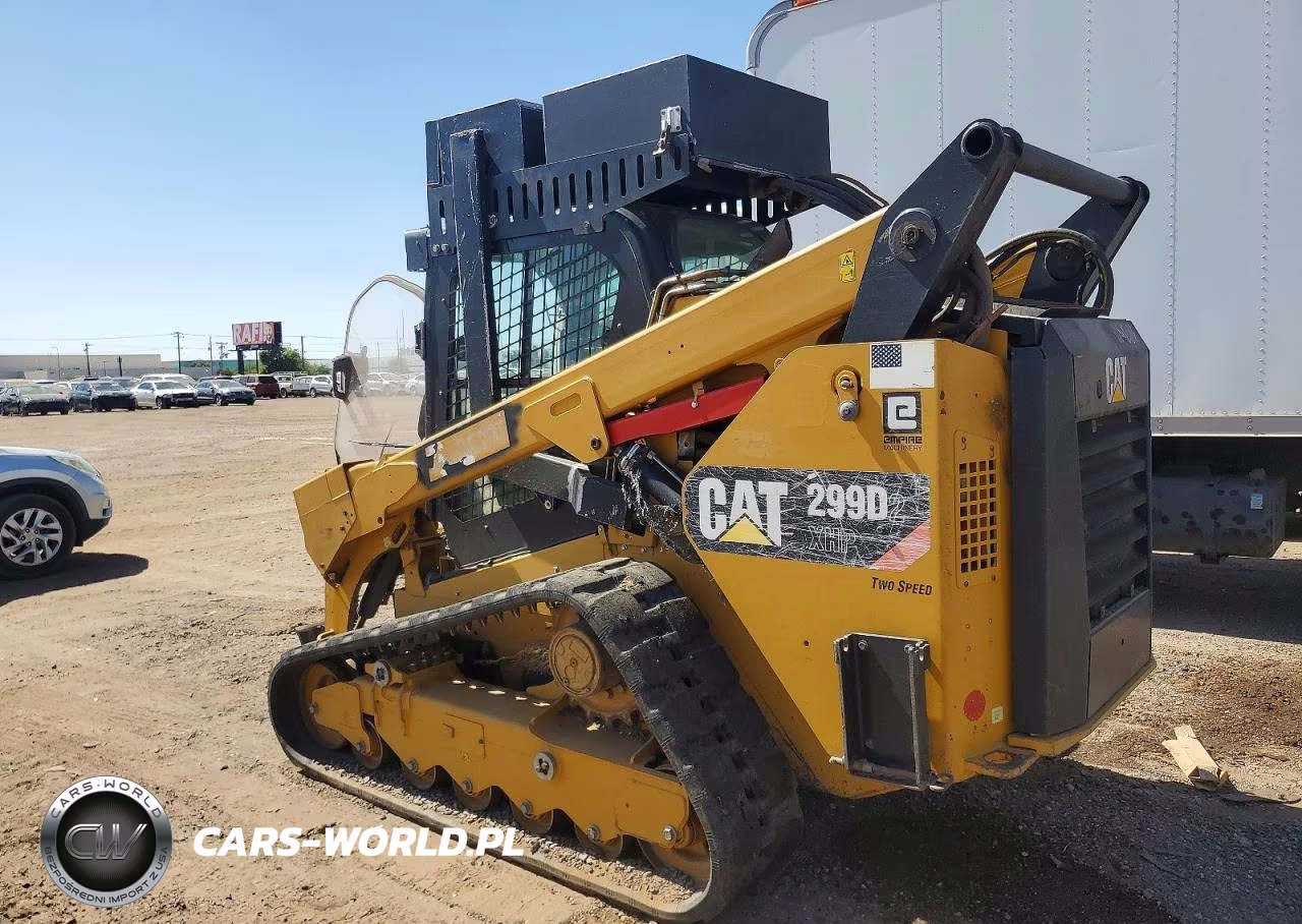 2017 Caterpillar 299D Tracked Skid Steer Loader VIN:CAT0299HDX20177 - 3