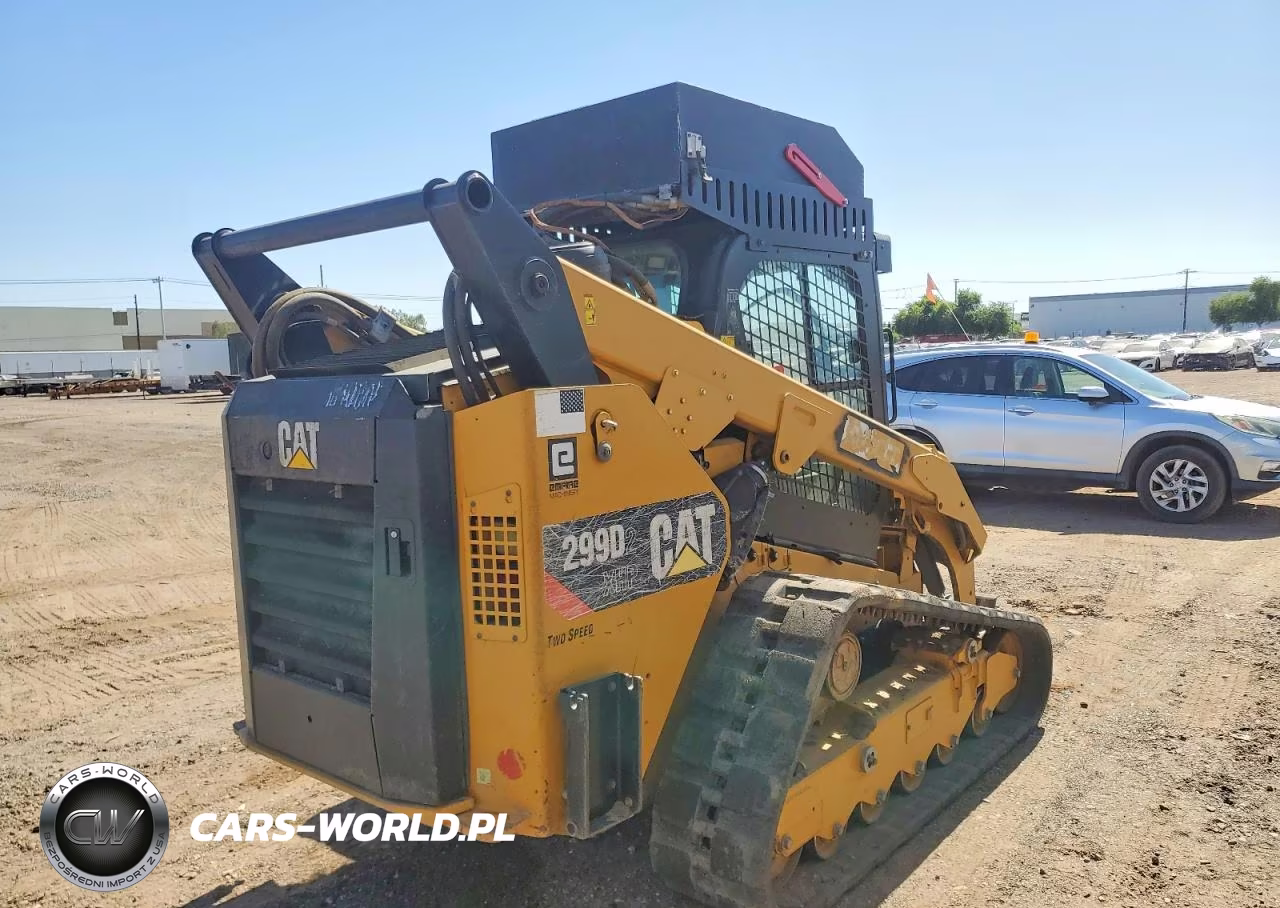 2017 Caterpillar 299D Tracked Skid Steer Loader VIN:CAT0299HDX20177 - 4