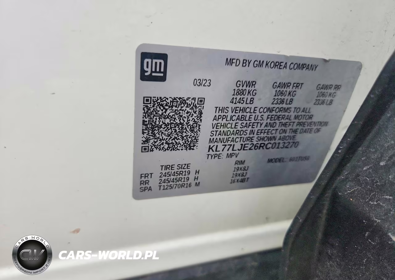 2024 Chevrolet Trax 2Rs VIN:KL77LJE26RC013270 - 14