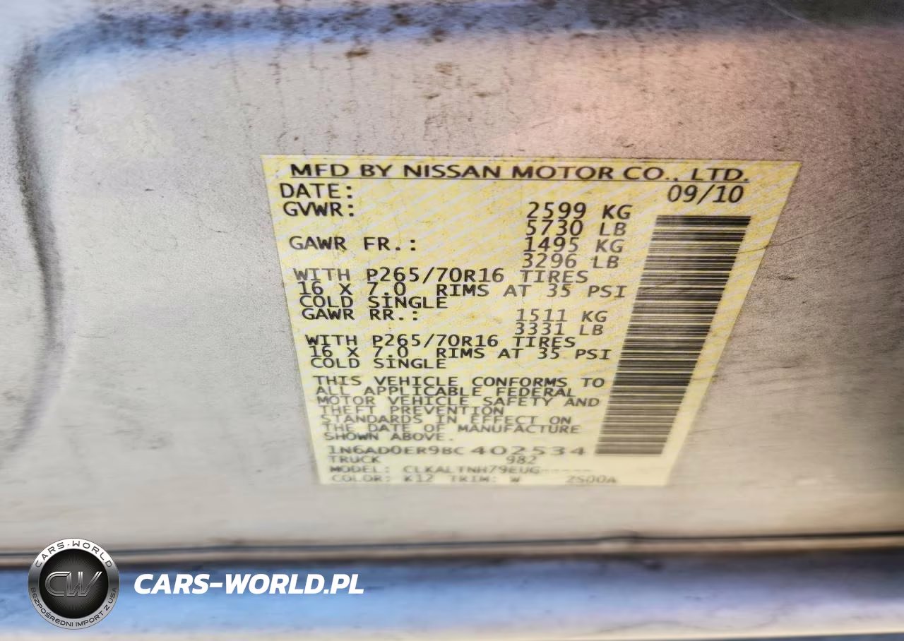 2011 Nissan Frontier S VIN:1N6AD0ER9BC402534 - 13