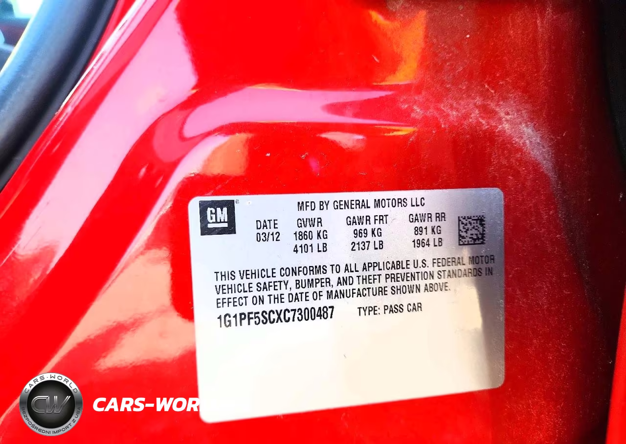2012 Chevrolet Cruze Lt VIN:1G1PF5SCXC7300487 - 12
