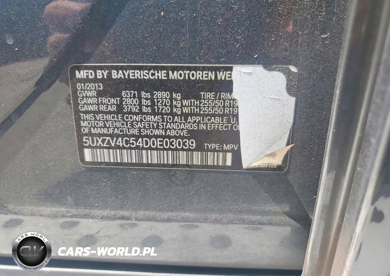2013 BMW X5 xDrive35I VIN:5UXZV4C54D0E03039 - 12