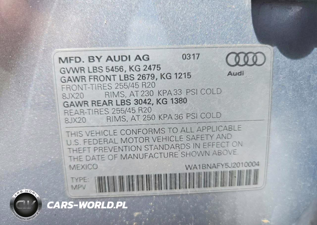 2018 Audi Q5 Premium Plus VIN:WA1BNAFY5J2010004 - 14