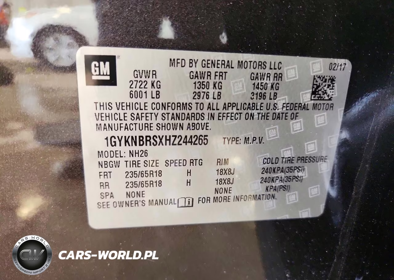2017 Cadillac Xt5 Luxury VIN:1GYKNBRSXHZ244265 - 14