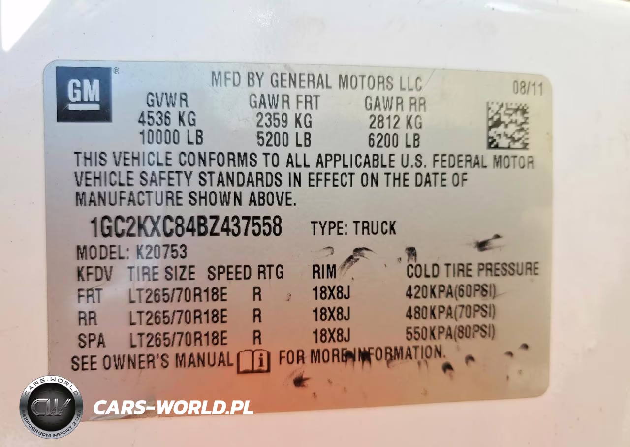 2011 Chevrolet Silverado K2500 Heavy Duty Lt VIN:1GC2KXC84BZ437558 - 12