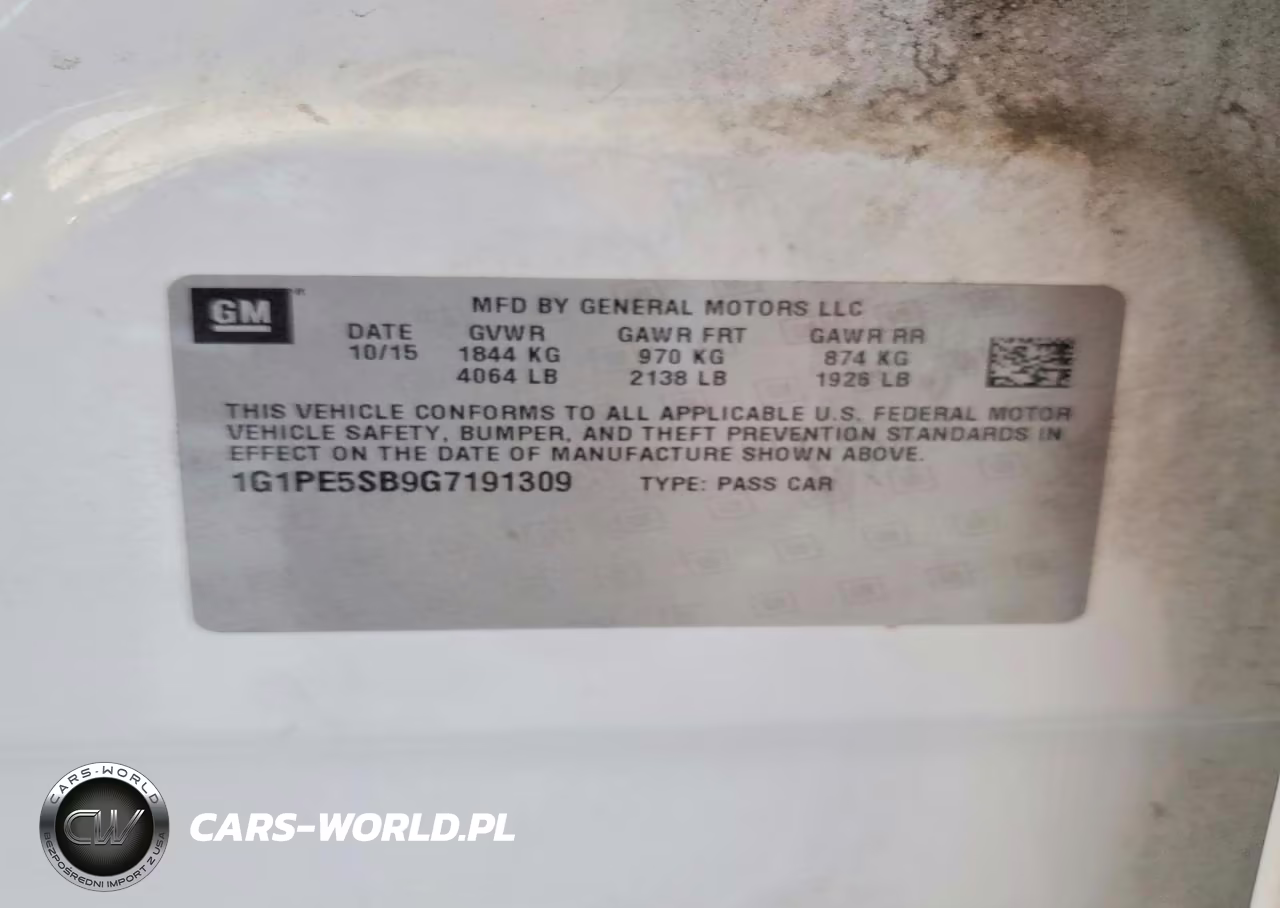 2016 Chevrolet Cruze Limited Lt VIN:1G1PE5SB9G7191309 - 13