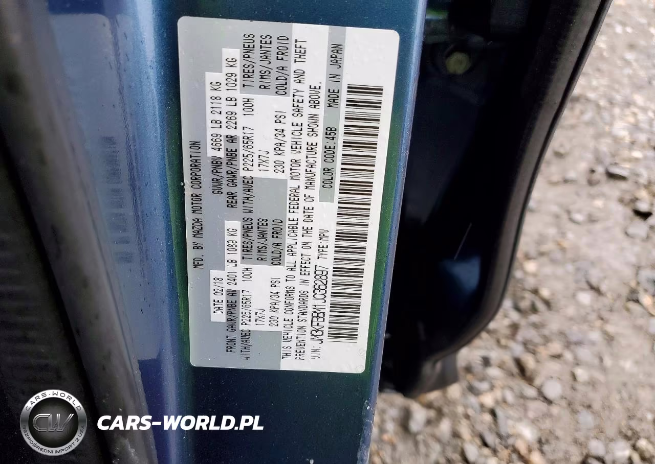 2018 Mazda Cx-5 Sport VIN:JM3KFBBM1J0362897 - 14