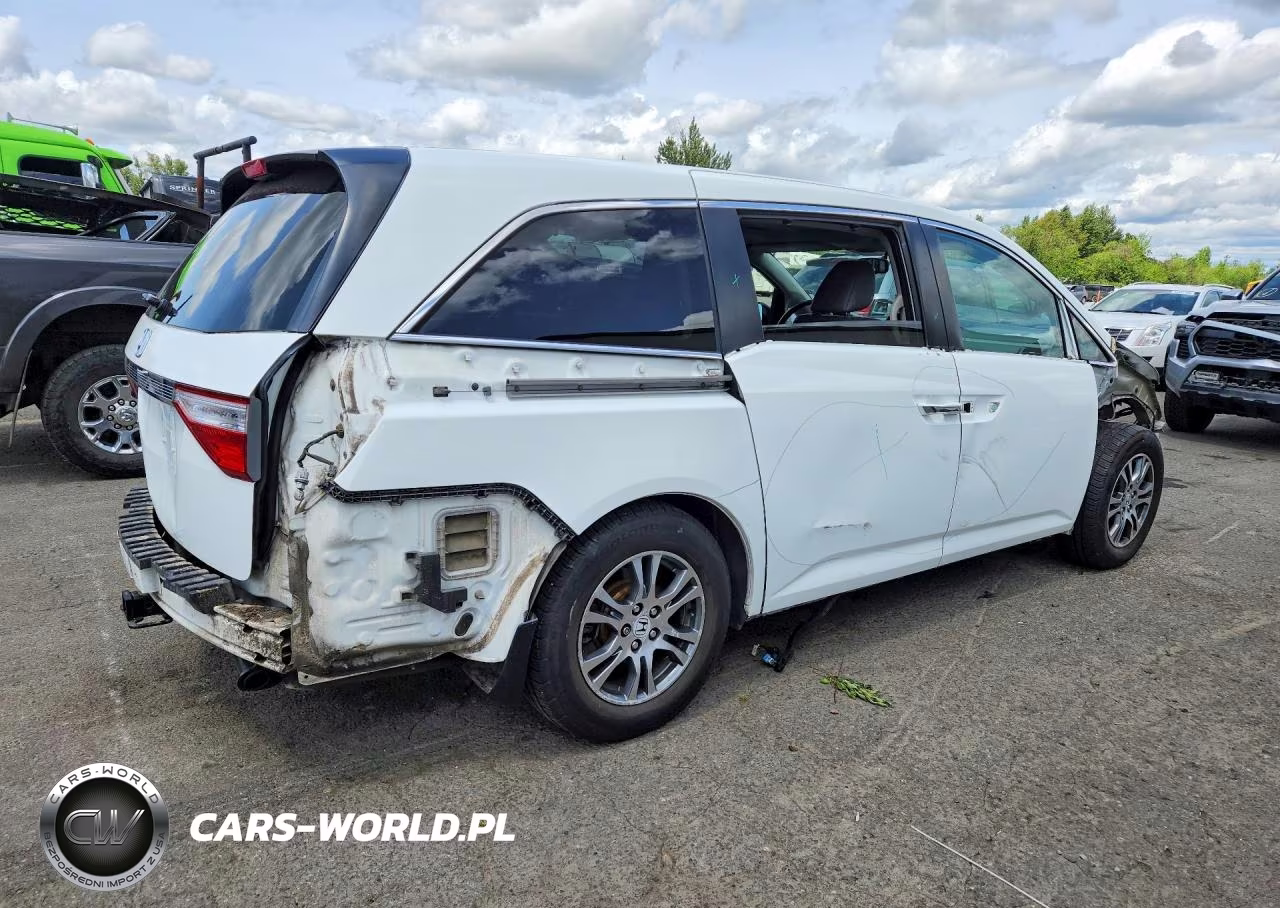 2013 Honda Odyssey Exl VIN:5FNRL5H66DB055564 - 3
