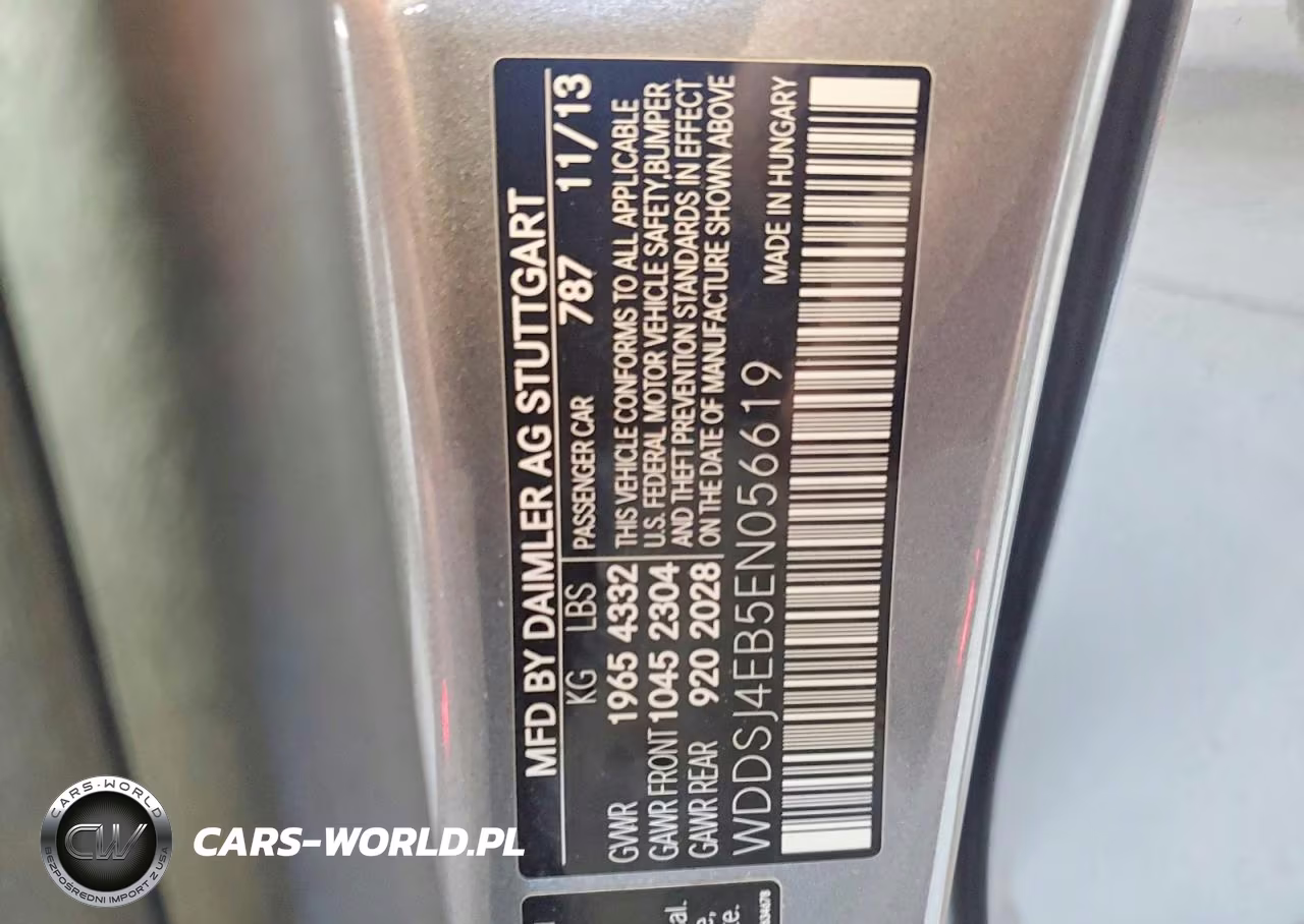 2014 Mercedes-Benz Cla 250 VIN:WDDSJ4EB5EN056619 - 12