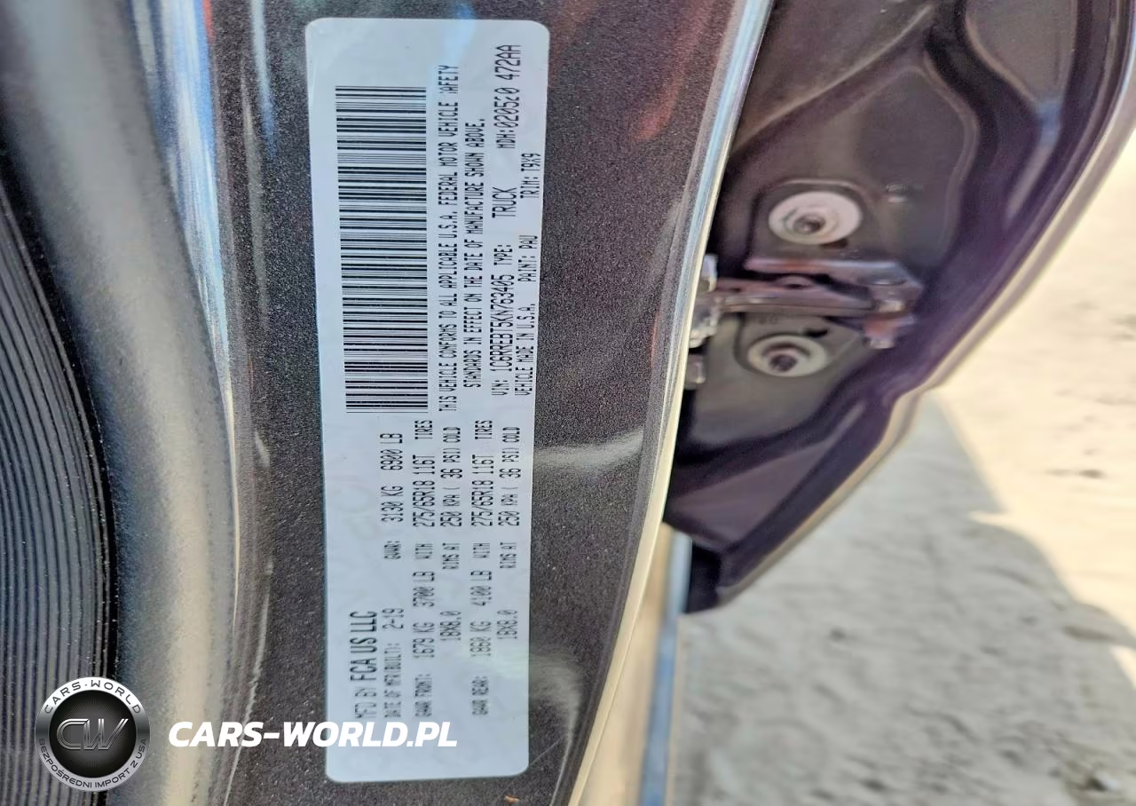 2019 Ram 1500 Big Horn VIN:1C6RREBT5KN763405 - 12