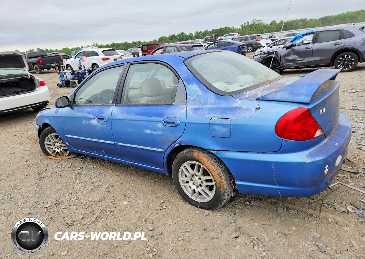 2002 Kia Spectra Base VIN:KNAFB121525117396 - 2