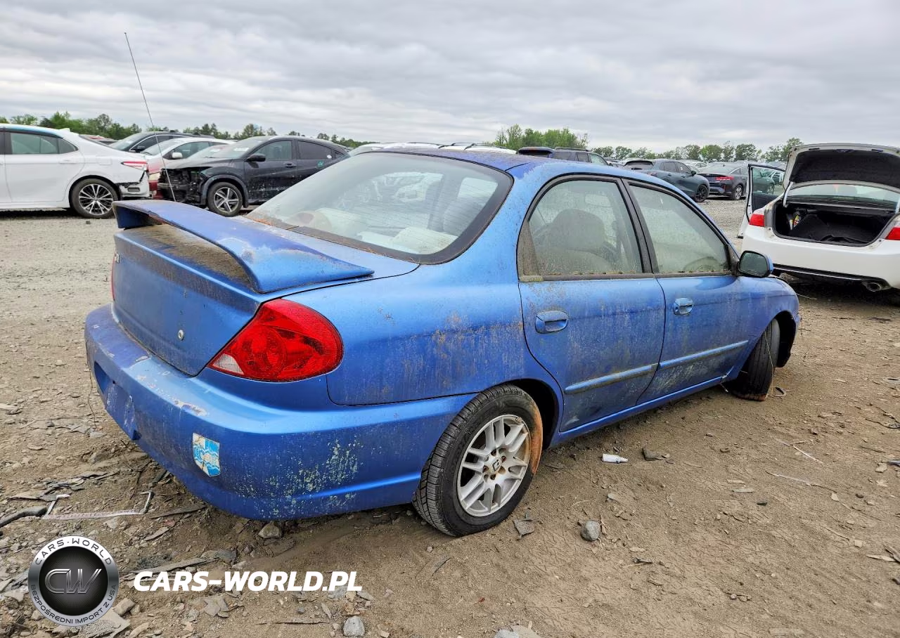 2002 Kia Spectra Base VIN:KNAFB121525117396 - 3