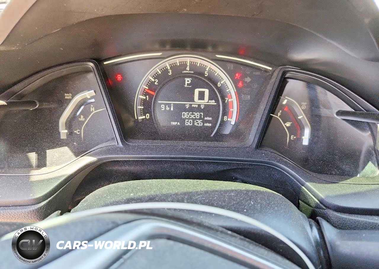 2018 Honda Civic Lx VIN:2HGFC4B07JH308187 - 9