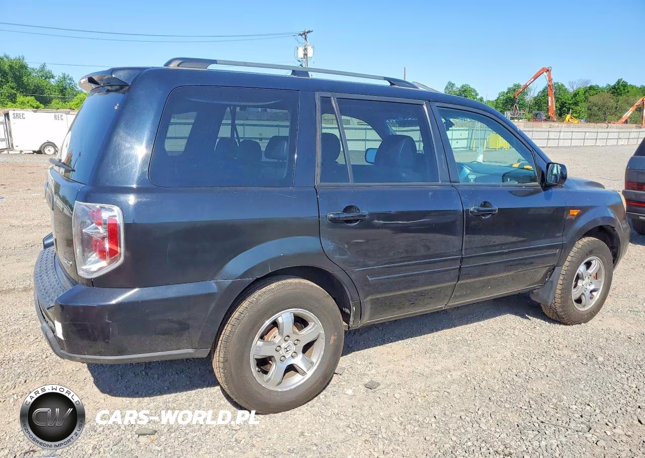 2006 Honda Pilot Ex VIN:2HKYF18506H527183 - 3