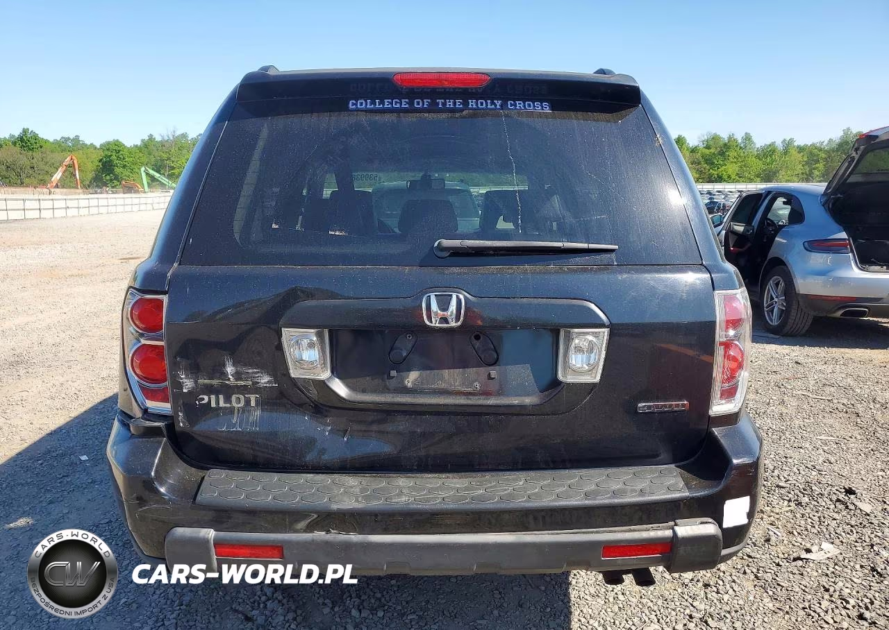 2006 Honda Pilot Ex VIN:2HKYF18506H527183 - 6