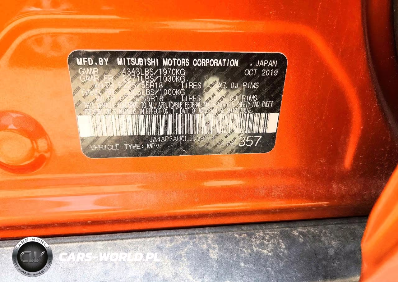 2020 Mitsubishi Outlander Sport Es VIN:JA4AP3AU0LU009761 - 12