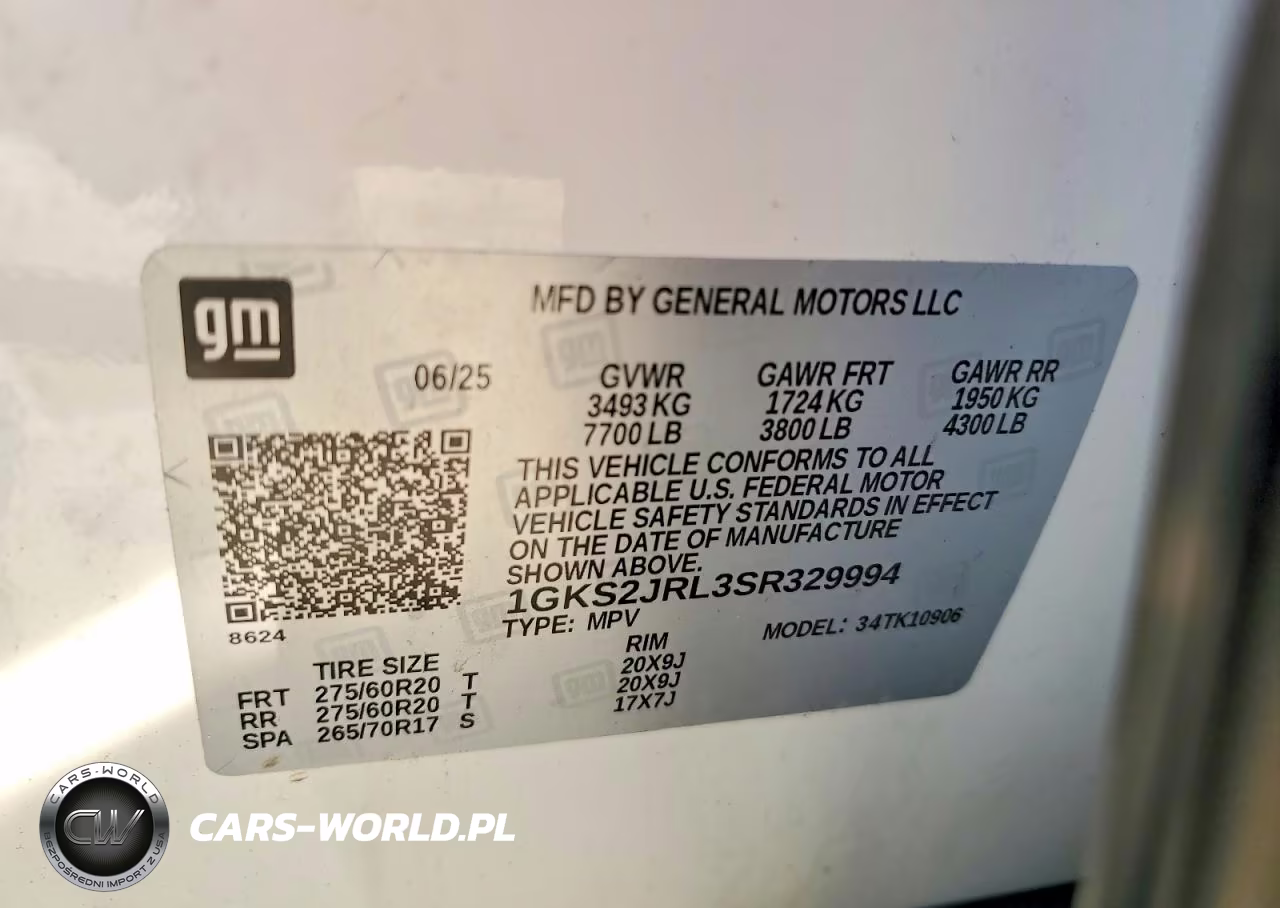 2025 GMC Yukon Xl Denali VIN:1GKS2JRL3SR329994 - 13